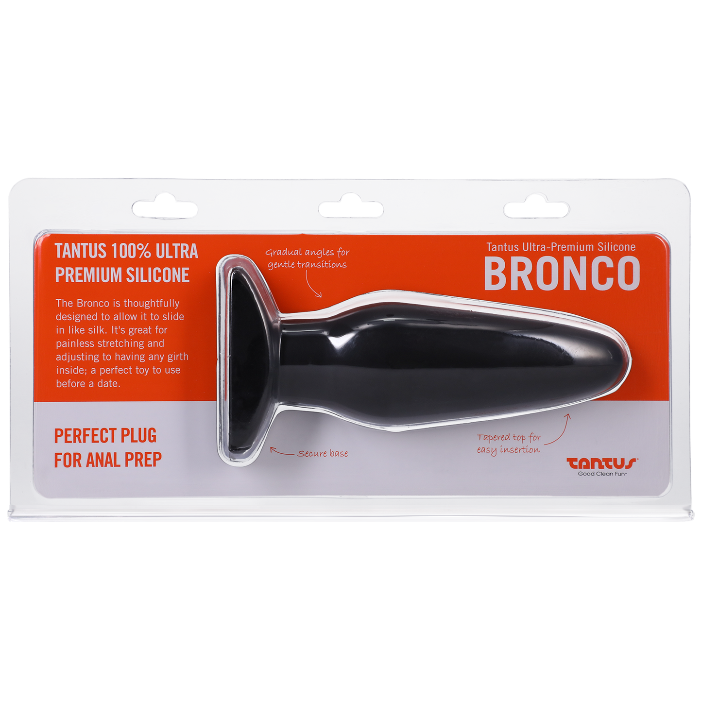 Silicone Bronco Silicone Butt Plug - Sheets Optional