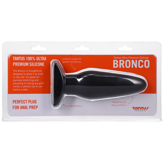 Silicone Bronco Silicone Butt Plug - Sheets Optional