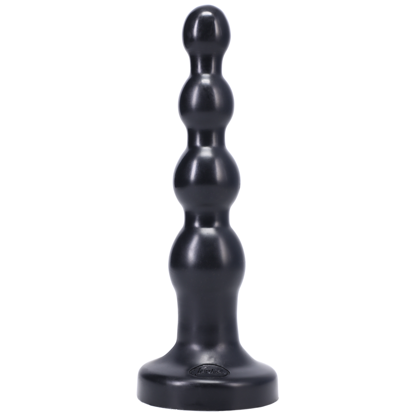 Tantus Silicone Large Ripple Butt Plug Black - Sheets Optional