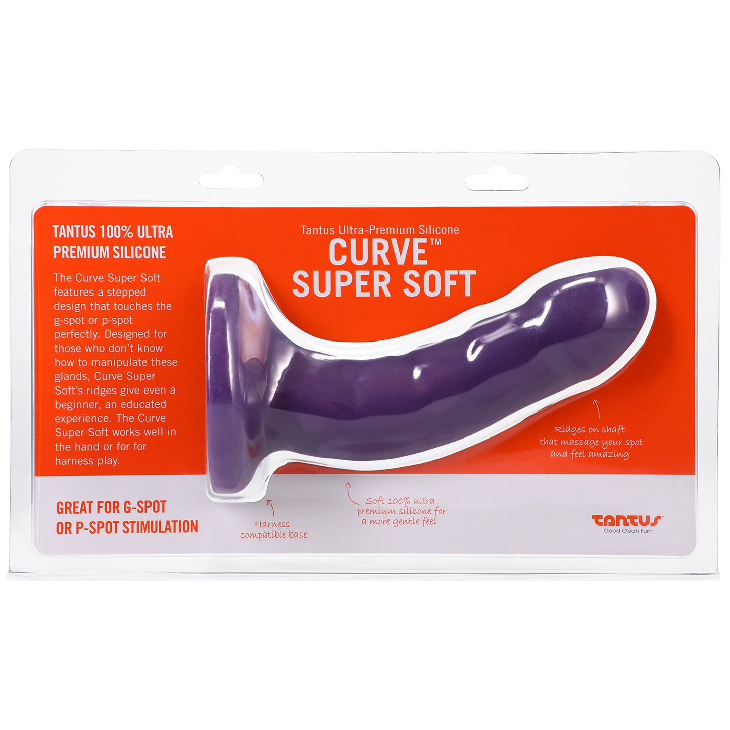 Silicone Curve Dildo Amethyst - Sheets Optional