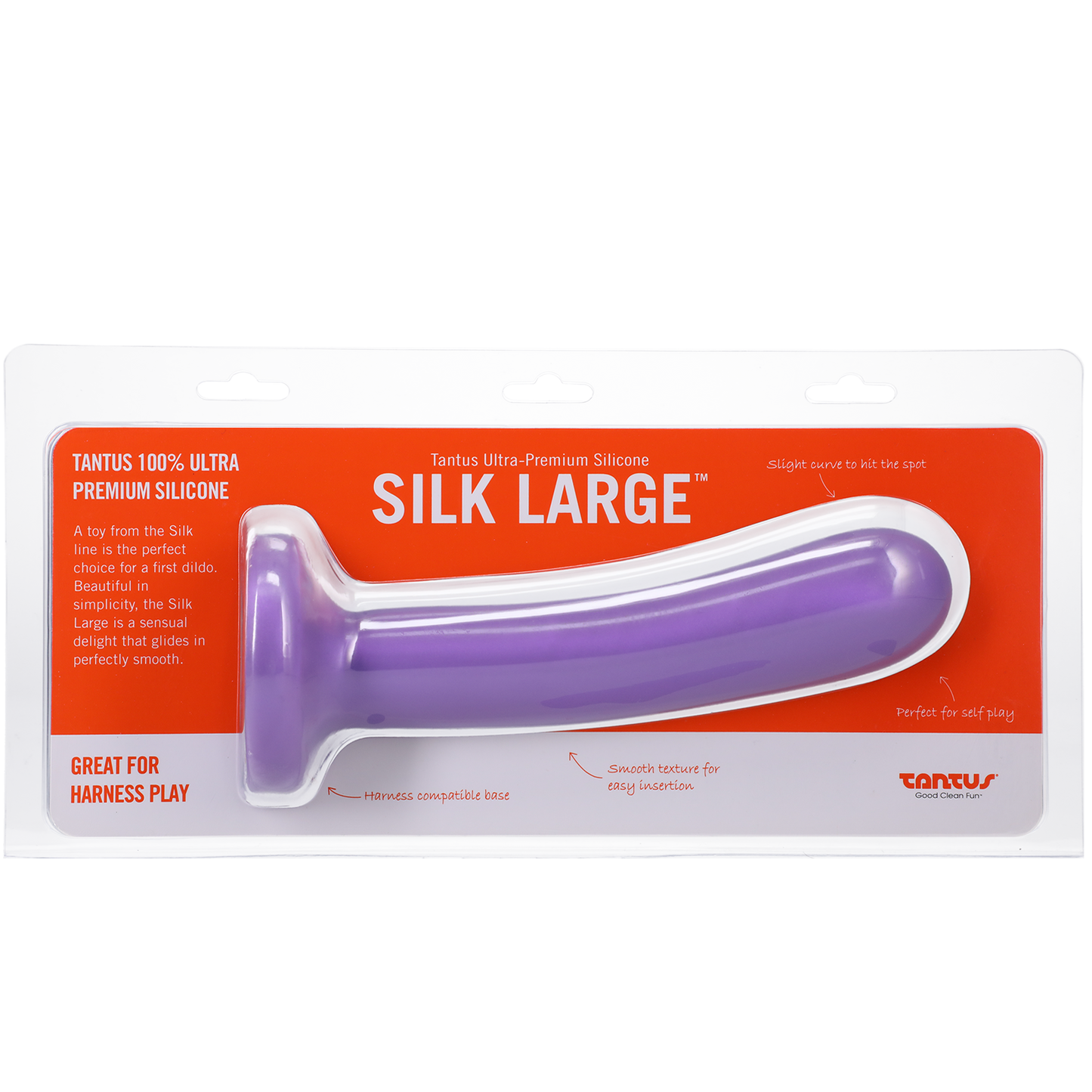 Silicone Silk Large Silicone Dildo - Sheets Optional