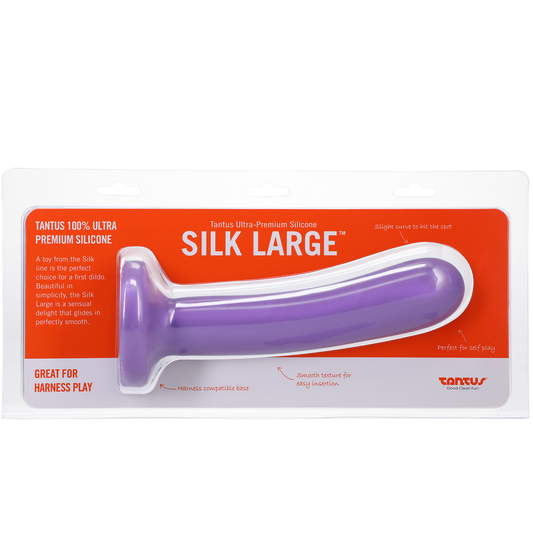 Silicone Silk Large Silicone Dildo - Sheets Optional