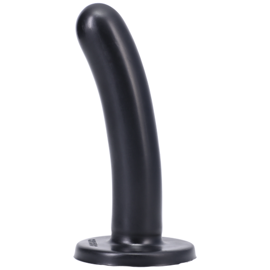 Silk Medium Silicone Dildo Black - Sheets Optional