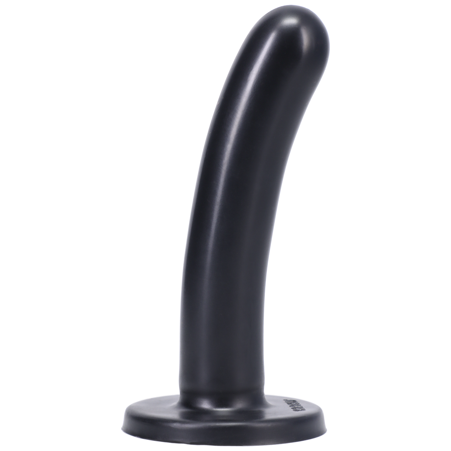 Silk Medium Silicone Dildo Black - Sheets Optional