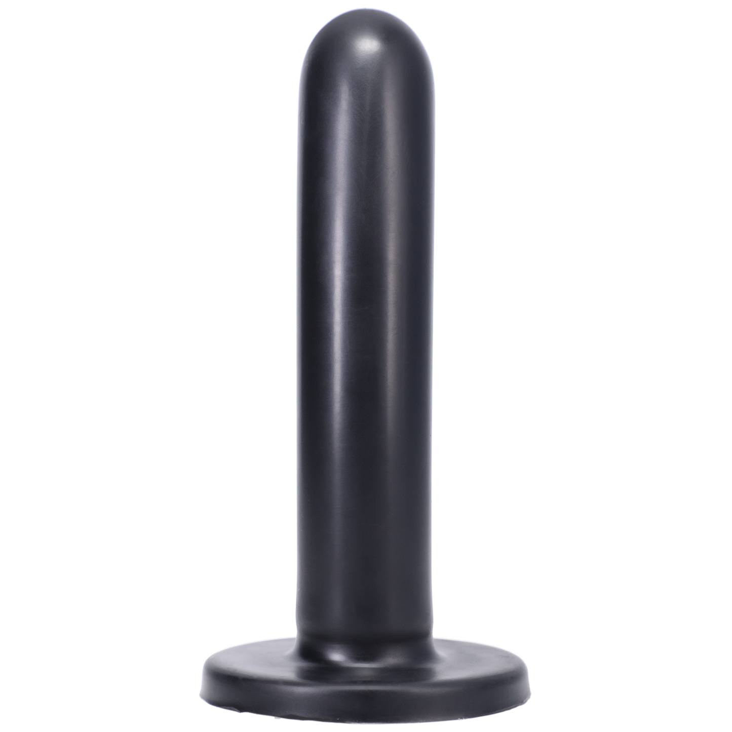 Silk Medium Silicone Dildo Black - Sheets Optional