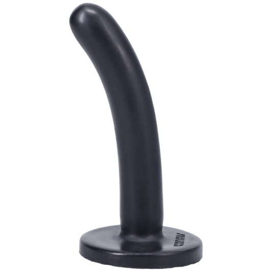 Tantus Silicone Silk Small Silicone Dildo Black - Sheets Optional