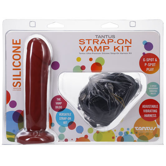 Tantus Vamp Kit Crimson Medium - Sheets Optional