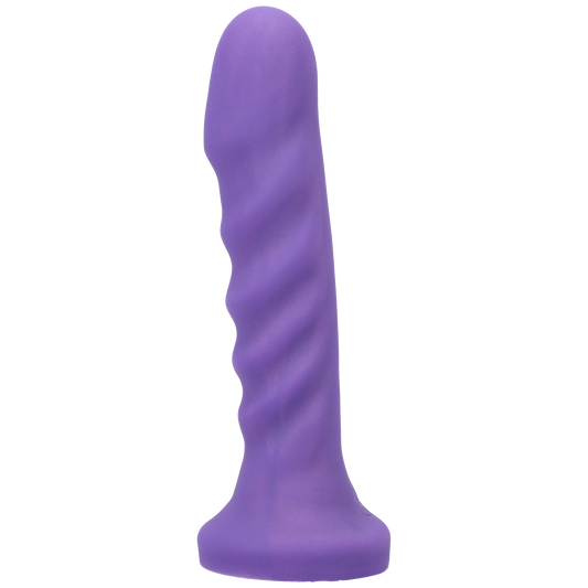 Tantus Silicone Echo Silicone Vibrator Midnight Purple - Sheets Optional