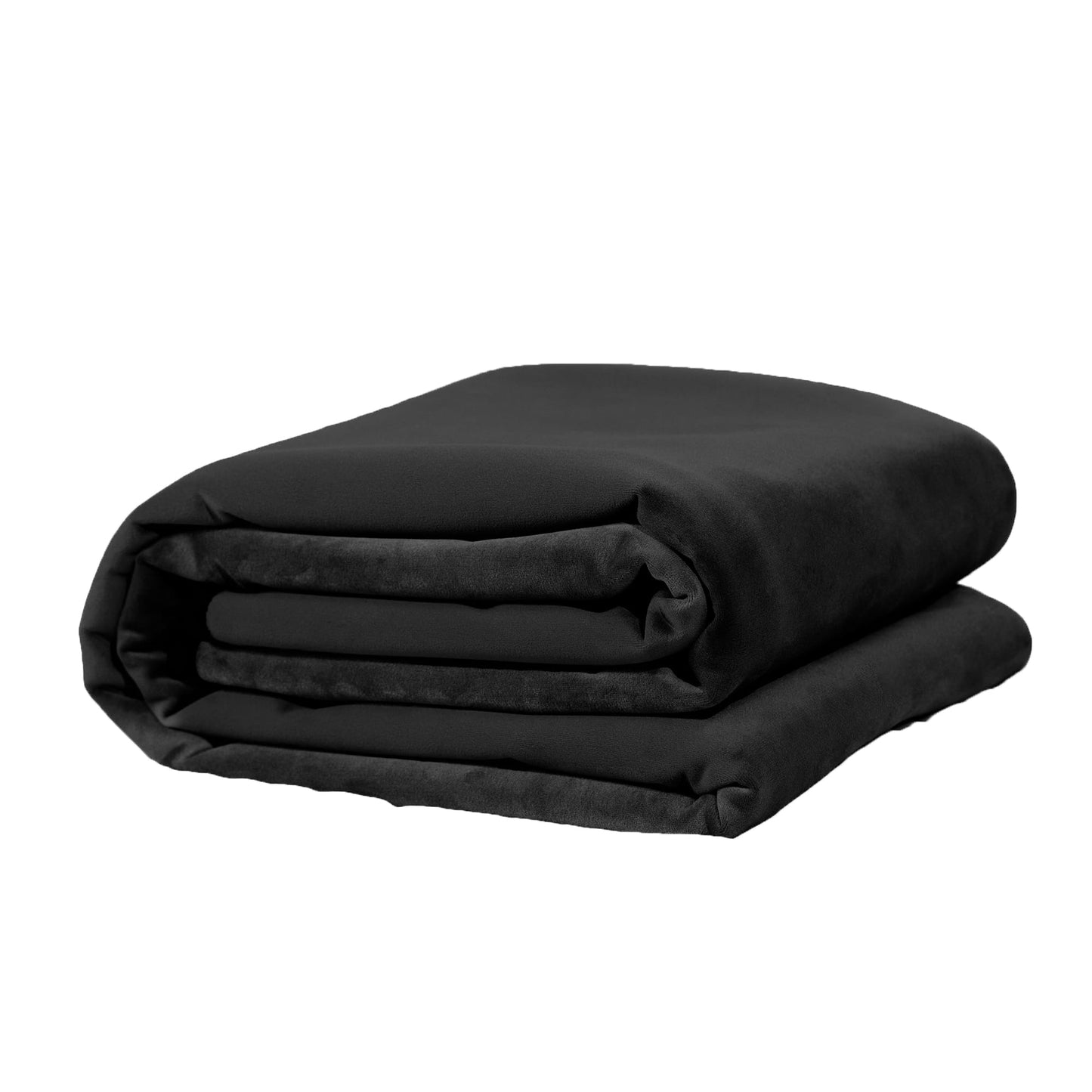 Fascinator Lush Throw Black Microvelvet - King Size - Sheets Optional