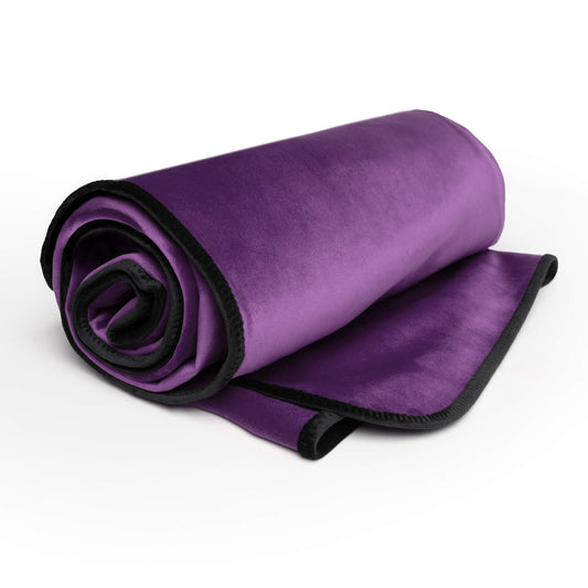 Fascinator Lush Throw Purple Microvelvet - King Size - Sheets Optional