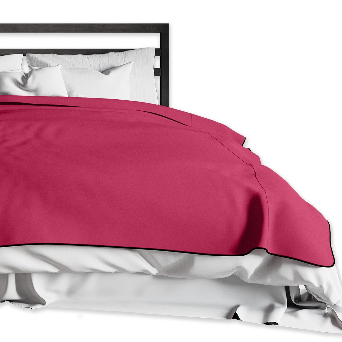 Fascinator Lush Throw Merlot Microvelvet - King Size - Sheets Optional