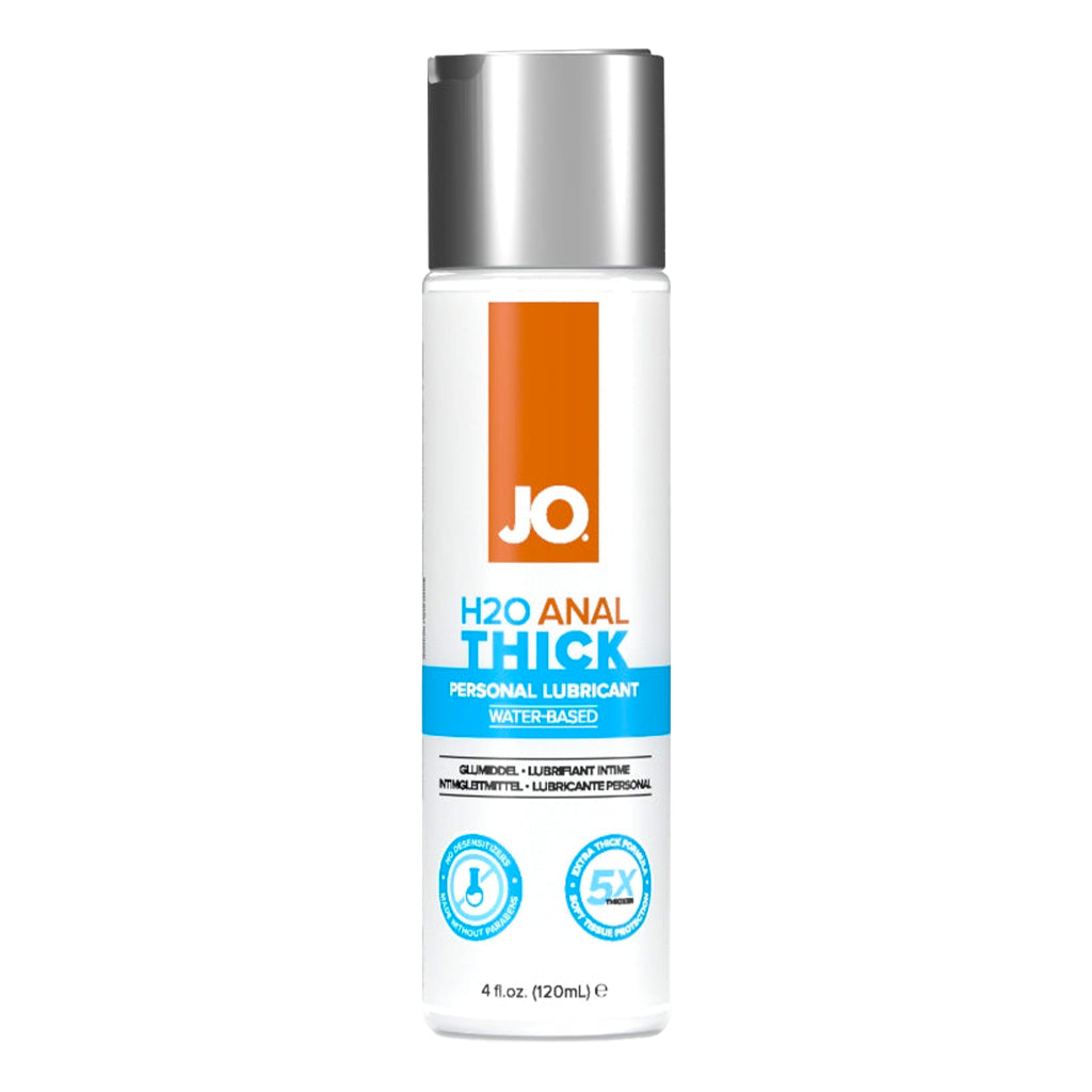 JO H2O Anal Thick - 4 oz / 120 mL - Sheets Optional