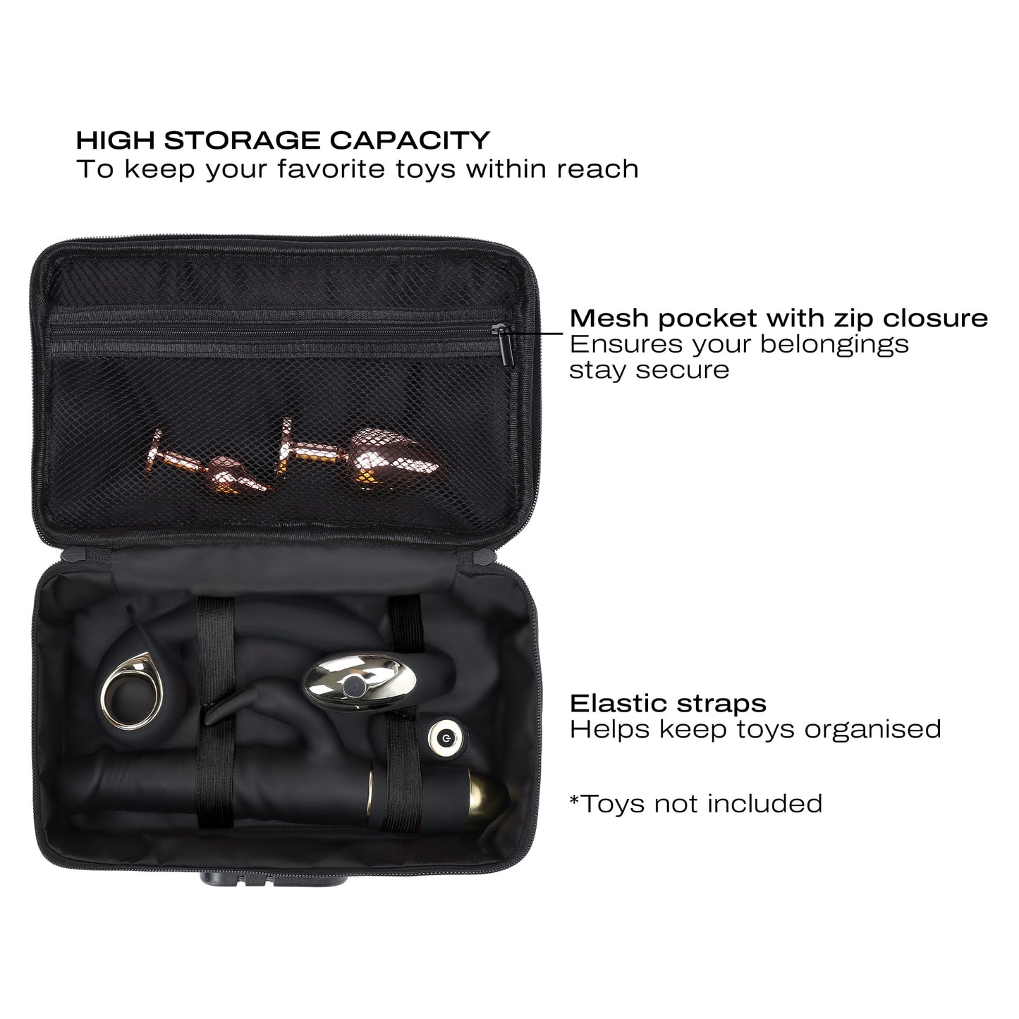 DISCREET BOX LUXURY GOLD - Sheets Optional