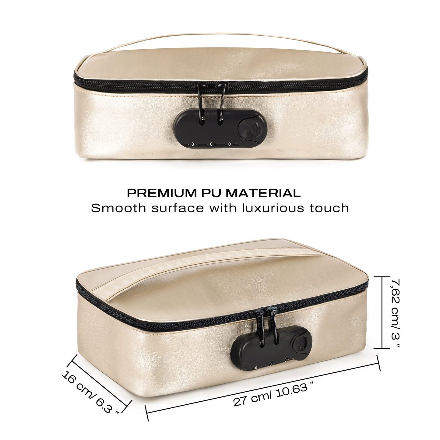 DISCREET BOX LUXURY GOLD - Sheets Optional