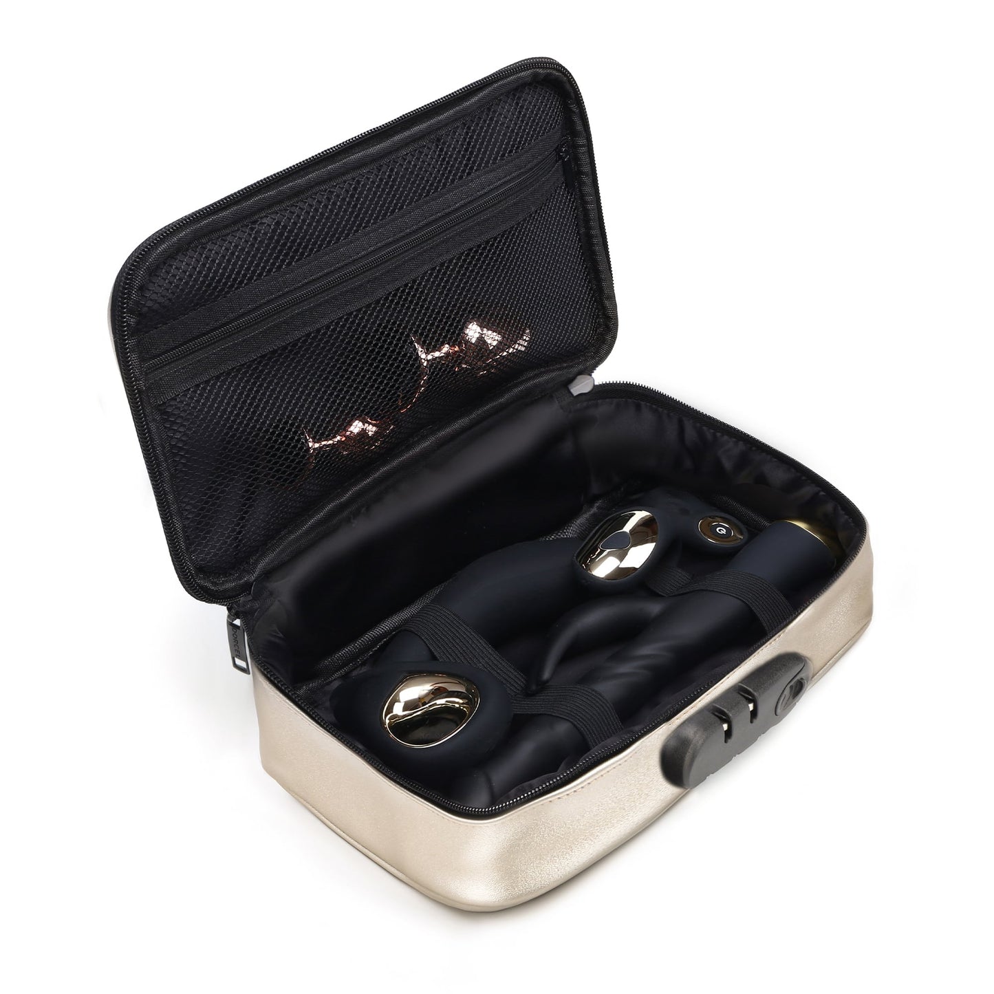 DISCREET BOX LUXURY GOLD - Sheets Optional