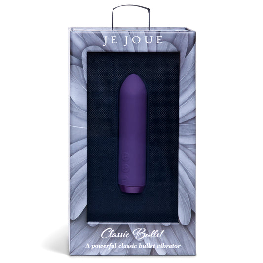 Je Joue Classic Rechargeable Bullet Vibrator Purple - Sheets Optional