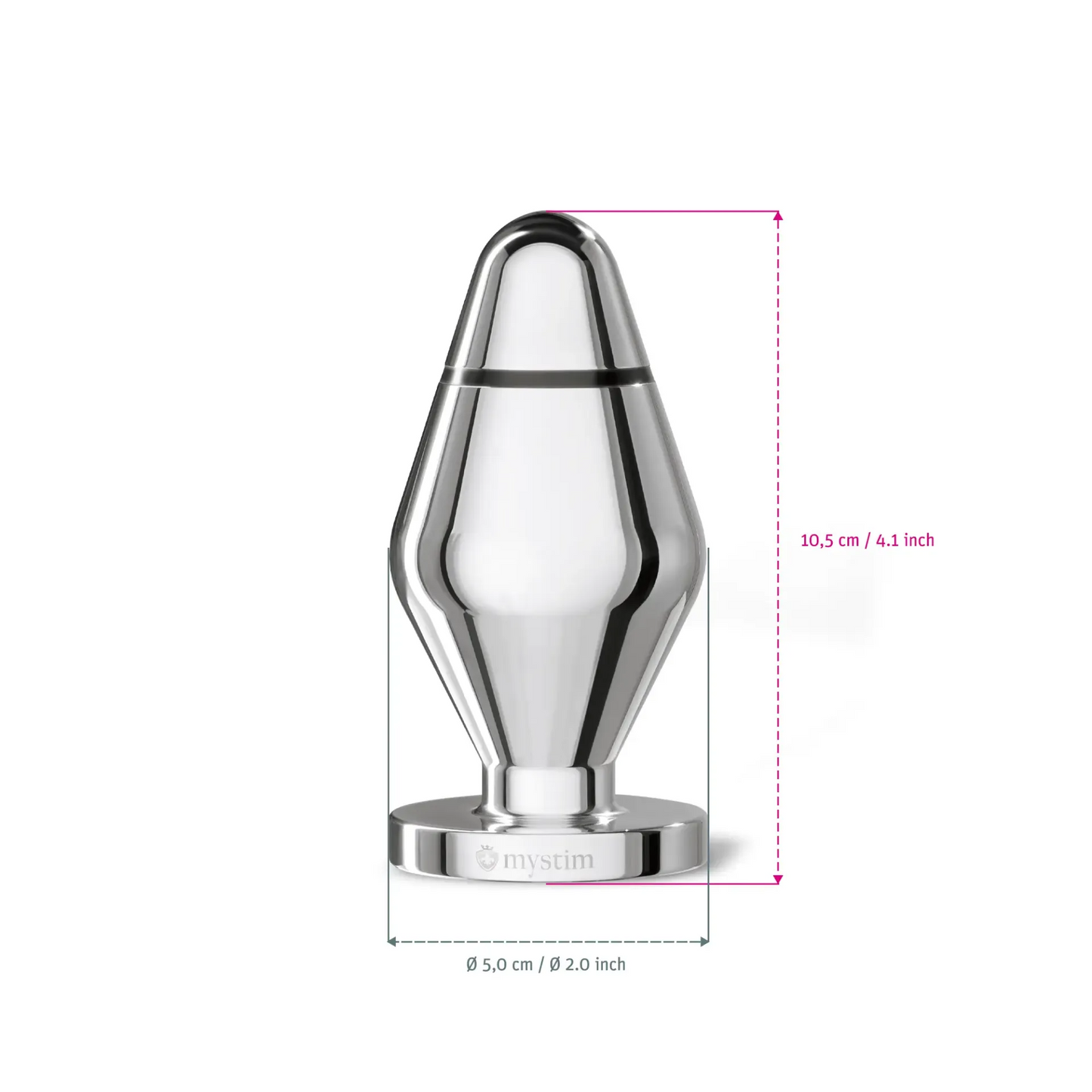 Mystim John Buttplug L, (Mystim Roundplug) - Sheets Optional