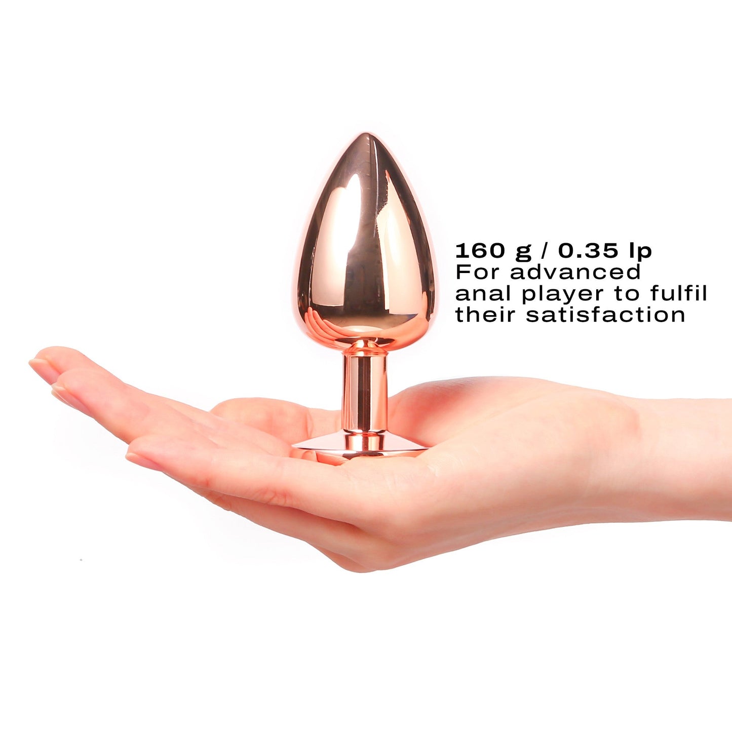 Diamond Plug Rose Gold Large - Sheets Optional