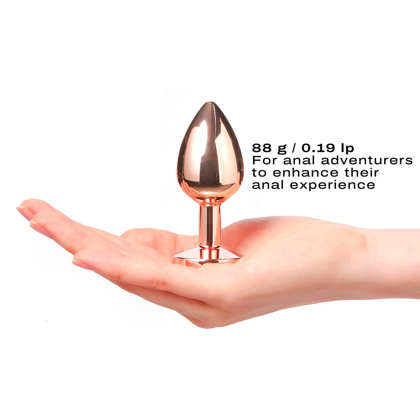 Diamond Plug Rose Gold Medium - Sheets Optional
