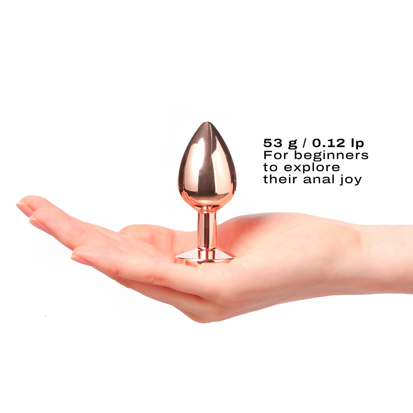 Diamond Plug Rose Gold Small - Sheets Optional