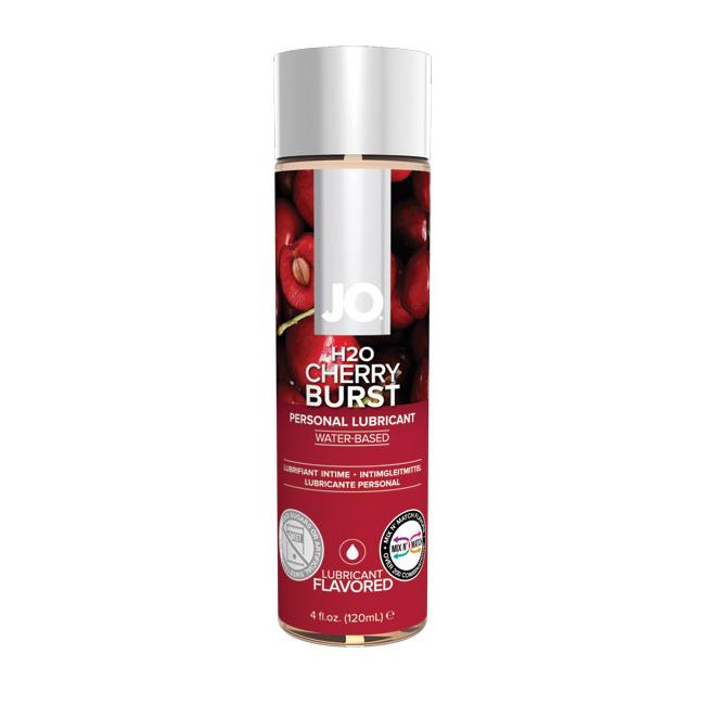 JO H2O Flavoured Lubricant Cherry 4oz - Sheets Optional
