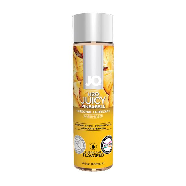 JO H2O Flavoured Lubricant Pineapple 4oz - Sheets Optional