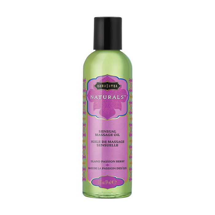 Naturals Massage Oil Island Passionberry (2oz) - Sheets Optional
