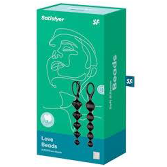 Love Beads (set of 2)(Black) - black - Sheets Optional