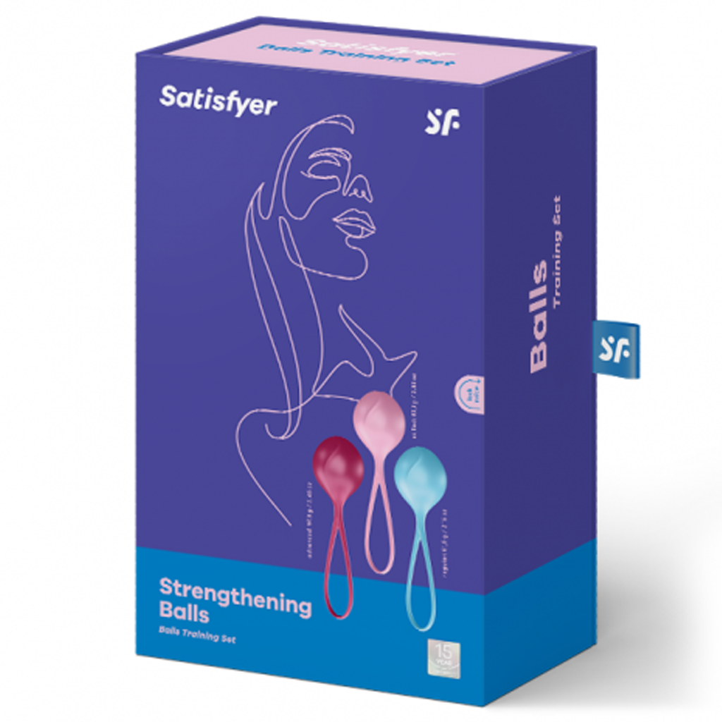 Strengthening Balls (set of 3) - turquoise, red, pink - Sheets Optional