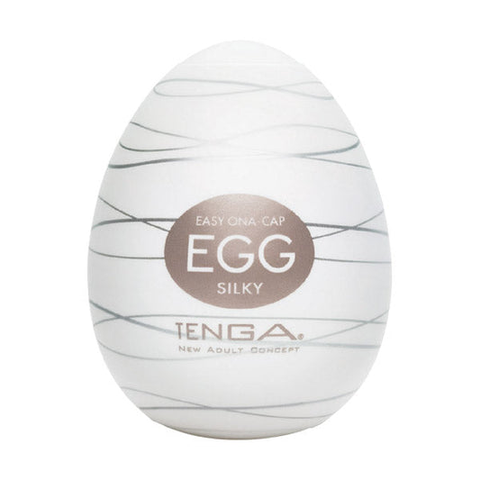 Tenga Egg Silky Male Masturbator - Sheets Optional