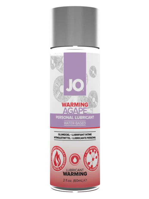 JO Agape - Warming - Lubricant 2 floz / 60 mL - Sheets Optional
