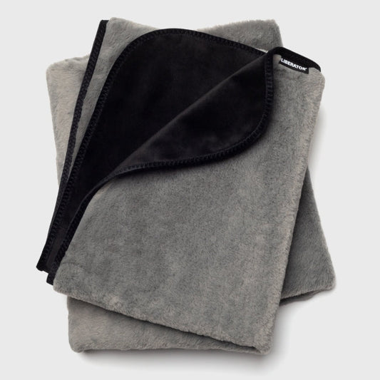 Fasinator Throw - Regular size - Faux Fur Grey & Black - Sheets Optional