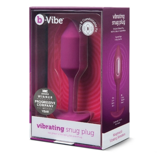 VIBRATING SNUG PLUG 2 | ROSE - Sheets Optional