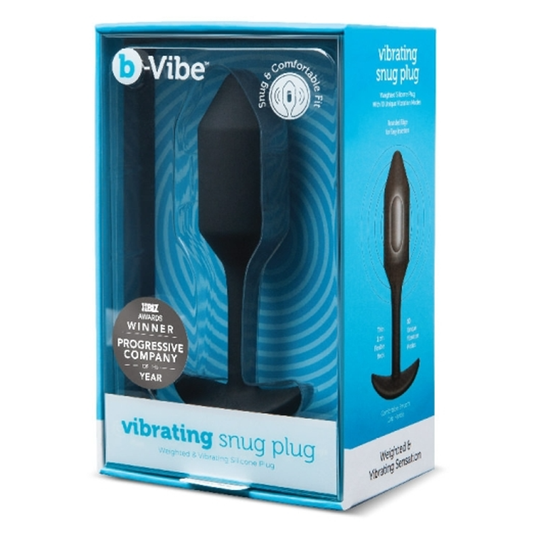 VIBRATING SNUG PLUG 2 | BLACK - Sheets Optional
