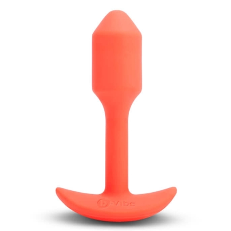 VIBRATING SNUG PLUG | S | ORANGE - Sheets Optional