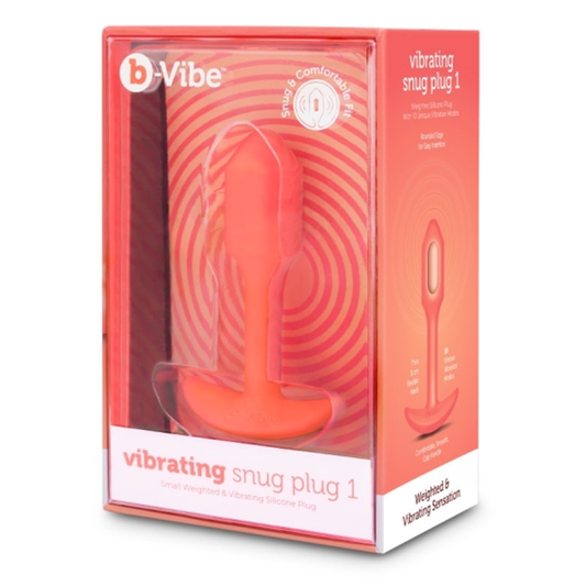 VIBRATING SNUG PLUG | S | ORANGE - Sheets Optional