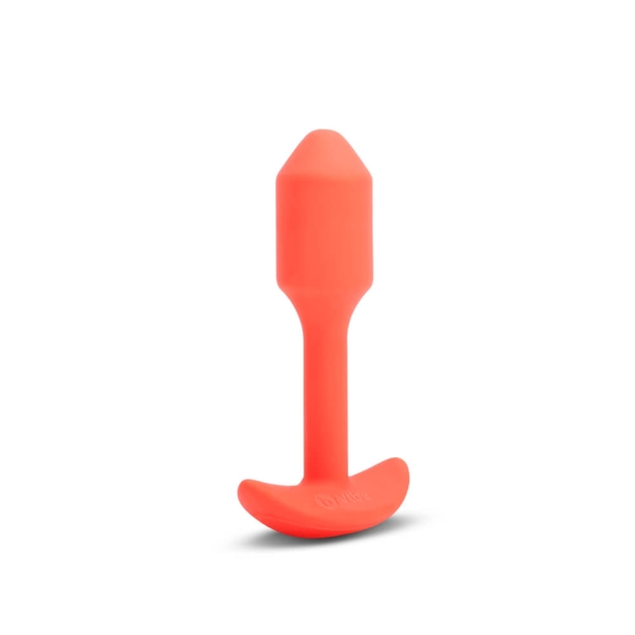VIBRATING SNUG PLUG | S | ORANGE - Sheets Optional