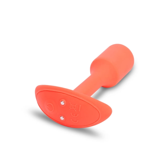 VIBRATING SNUG PLUG | S | ORANGE - Sheets Optional