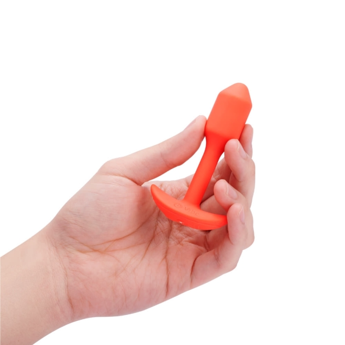 VIBRATING SNUG PLUG | S | ORANGE - Sheets Optional