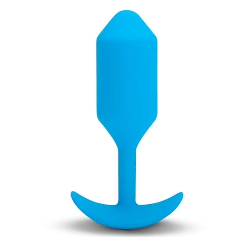 VIBRATING SNUG PLUG | L | BLUE - Sheets Optional