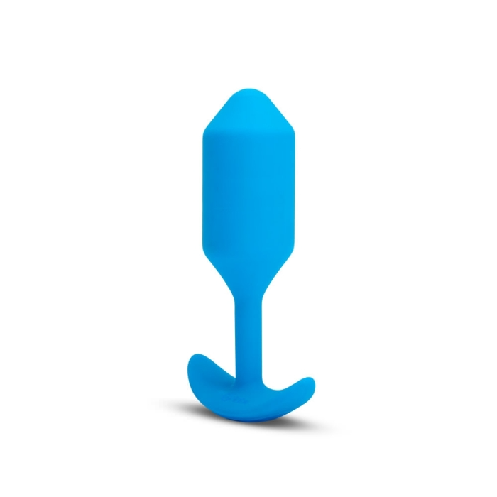 VIBRATING SNUG PLUG | L | BLUE - Sheets Optional