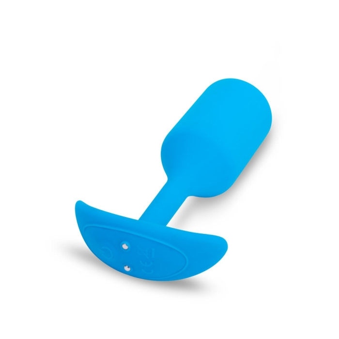 VIBRATING SNUG PLUG | L | BLUE - Sheets Optional