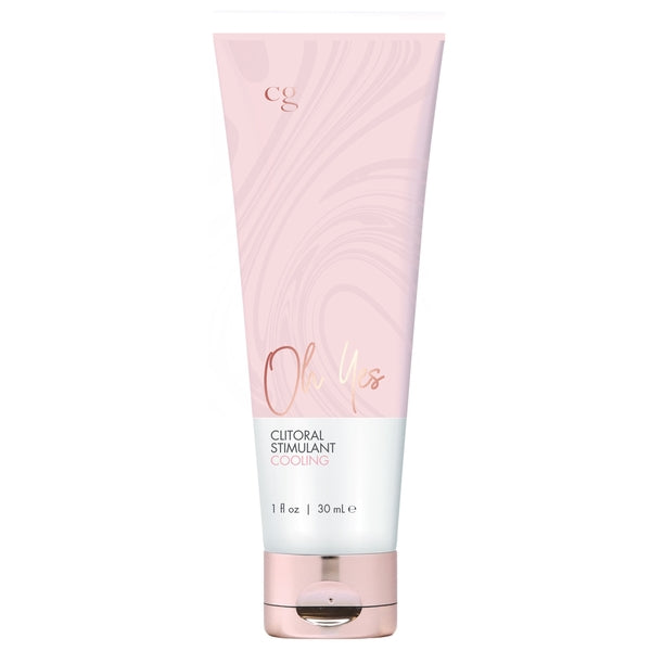 OH YES Cooling Clitoral Stimulant - Fragrance Free 1oz | 30mL - Sheets Optional