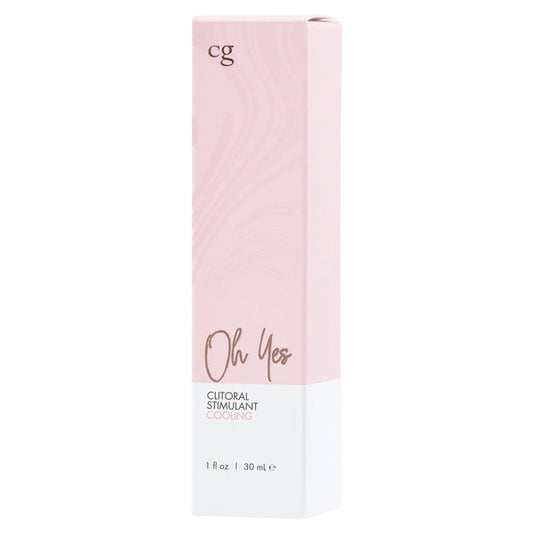 OH YES Cooling Clitoral Stimulant - Fragrance Free 1oz | 30mL - Sheets Optional