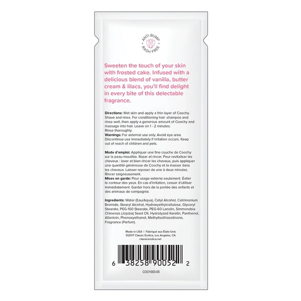 Frosted Cake Shave Cream.5oz Foil - Sheets Optional