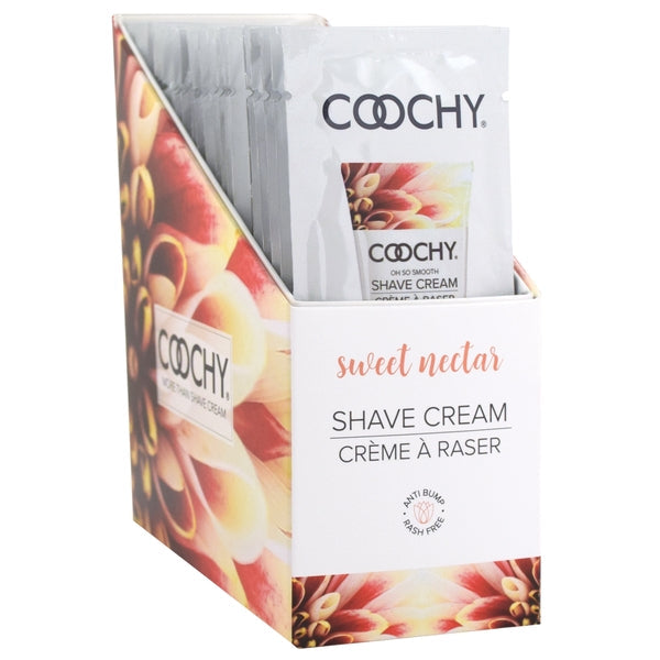 Shave Cream - Sweet Nectar 24pc | 15ml - Foil - DISPLAY - Sheets Optional