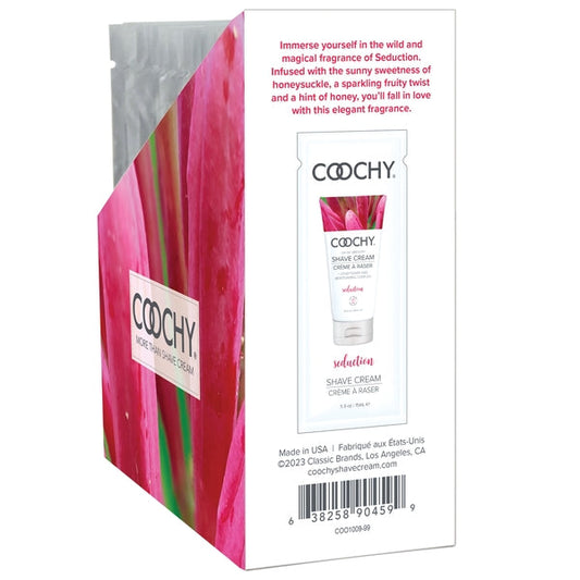 Shave Cream - Seduction 24pc (Honeysuckle/Citrus) | 15ml - Foil - DISPLAY - Sheets Optional