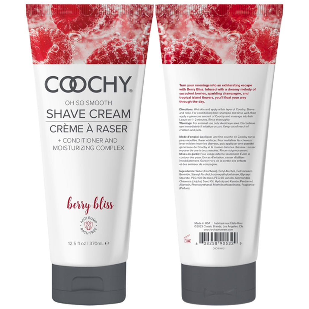 Oh So Smooth Shave Cream Berry Bliss 12.5oz | 370mL - Sheets Optional