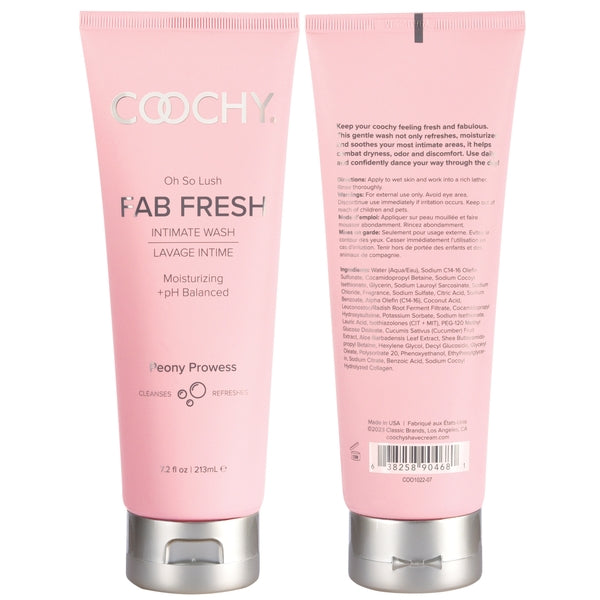 Oh So Lush Fab Fresh Intimate Wash - Peony Prowess 7.2oz | 213mL - Sheets Optional