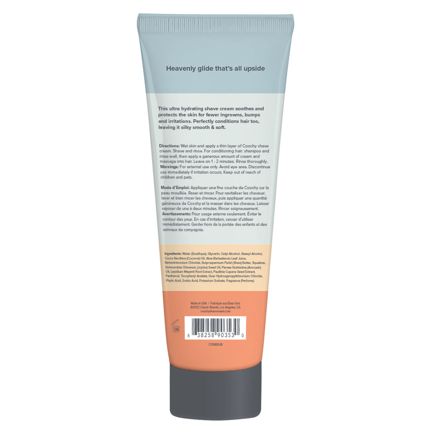 Ultra Hydrating Mango Coconut Shave Cream 8.5oz - Sheets Optional